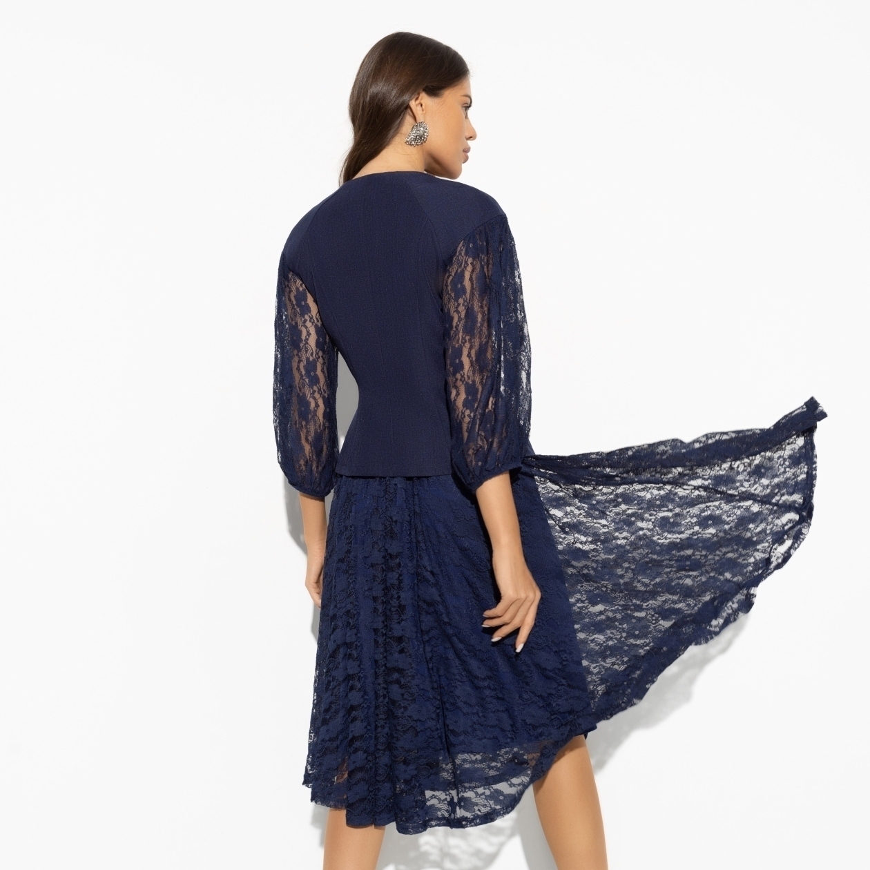 Костюм с юбкой Радую себя (2 в 1, glam). Состав: 95% полиэстер, 5% спандекс