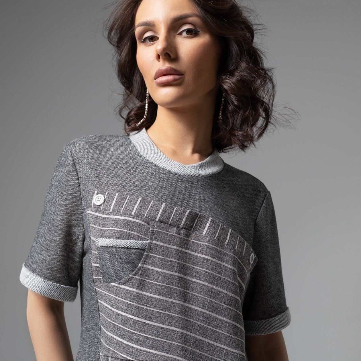 Платье Простая формула роскоши. Состав: 40% п/э, 30% хлопок, 25% вискоза, 5% спандекс