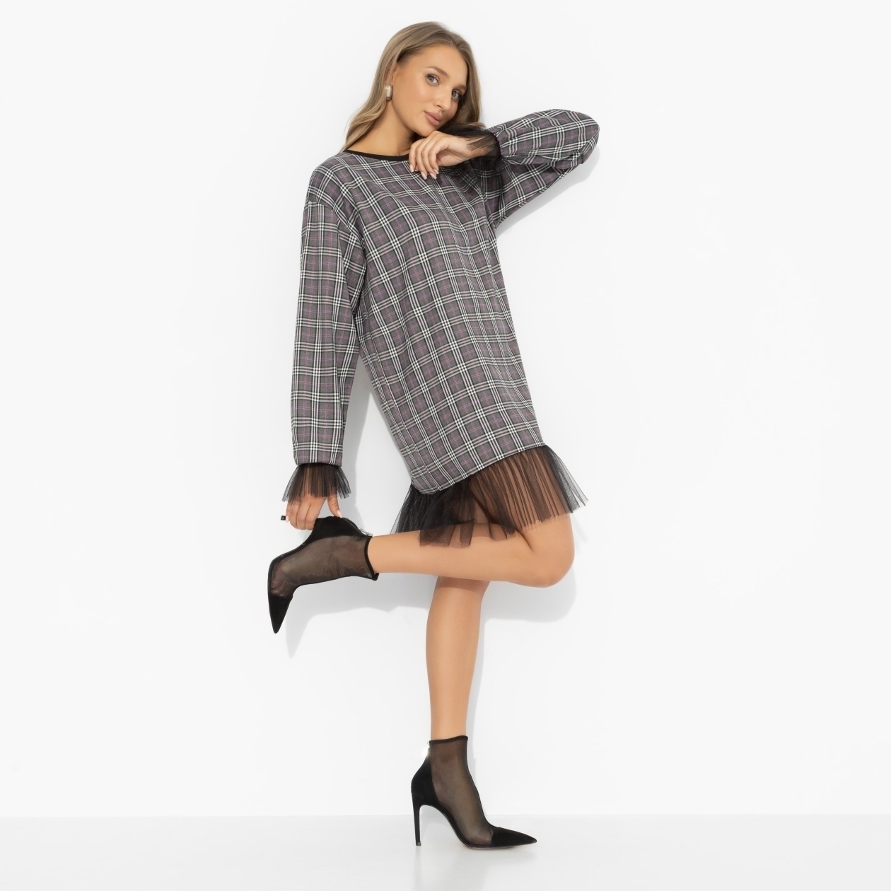 Платье Вне формата (эталон). Состав: 70% полиэстер, 30% хлопок