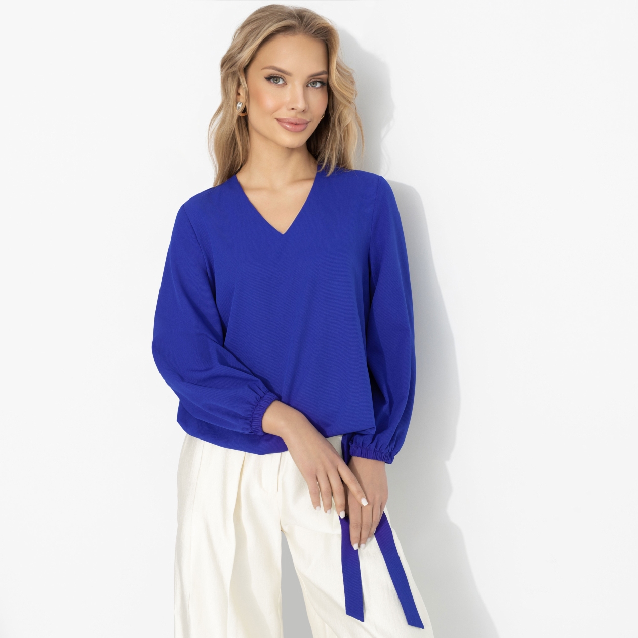 Блуза В зоне внимания. Состав: 95% п/э, 5% эластан