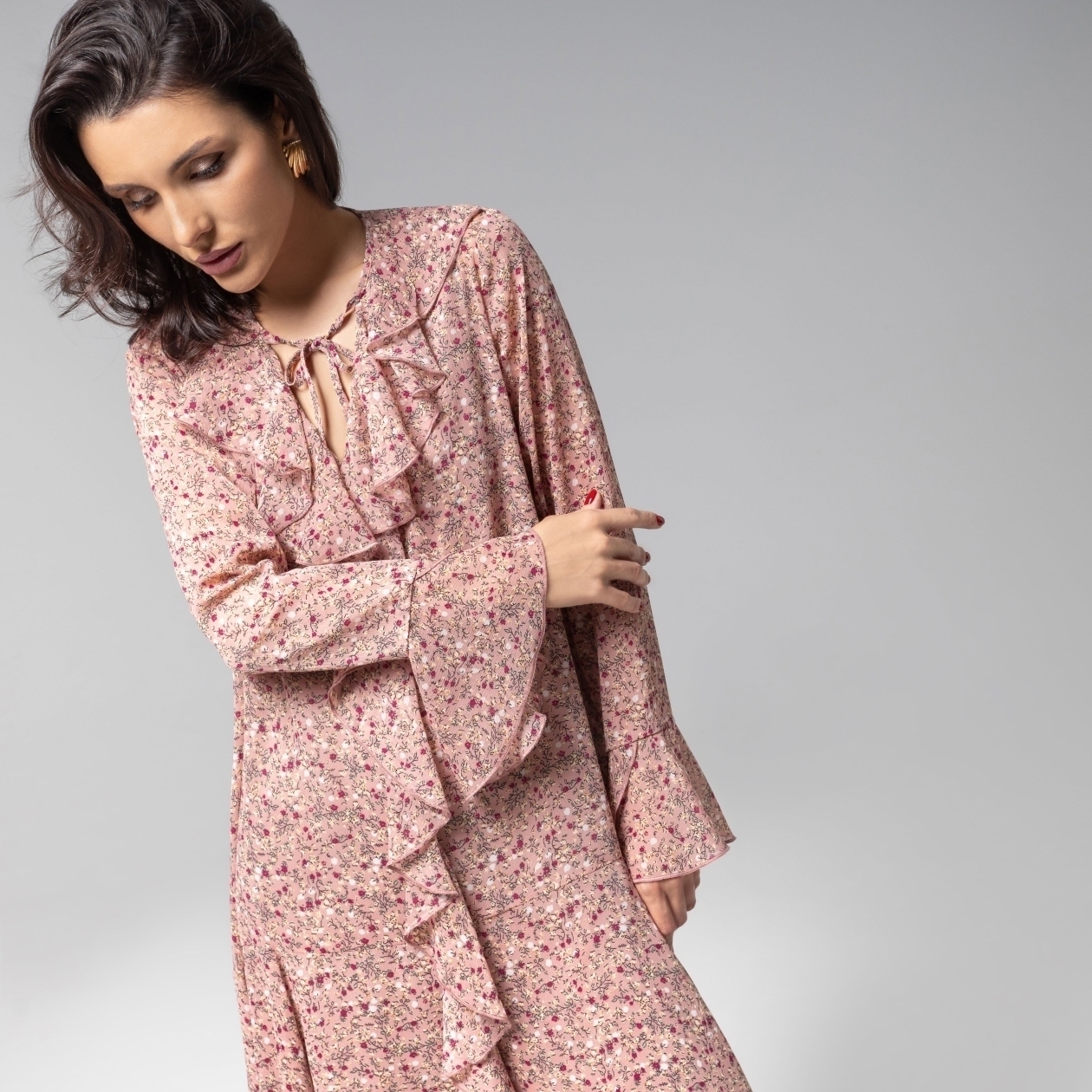 Платье Для восхищенных взглядов (pink). Состав: 98% п/э, 2% спандекс