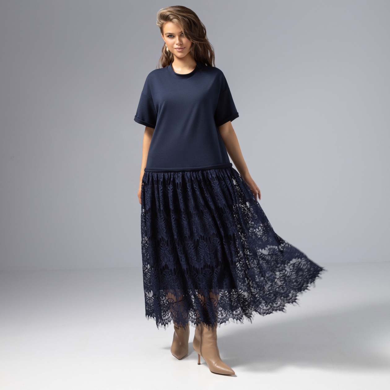 Платье Откровенный шик (магия). Состав: 65% п/э, 30% хлопок, 5% спандекс