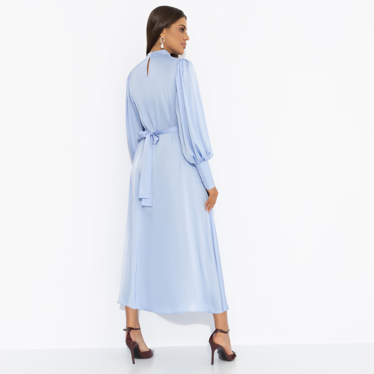 Платье Притяжение элегантности (голубая симфония). Состав: 100% полиэстер