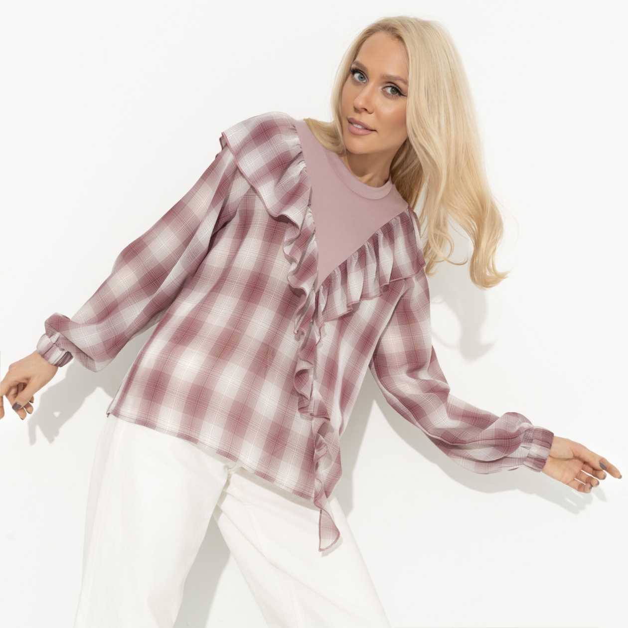 
Блуза комбинированная, Не перестаю удивляться