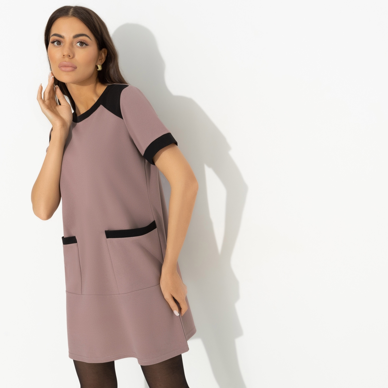 Платье За день до отпуска (beige). Состав: 95% п/э, 5% спандекс