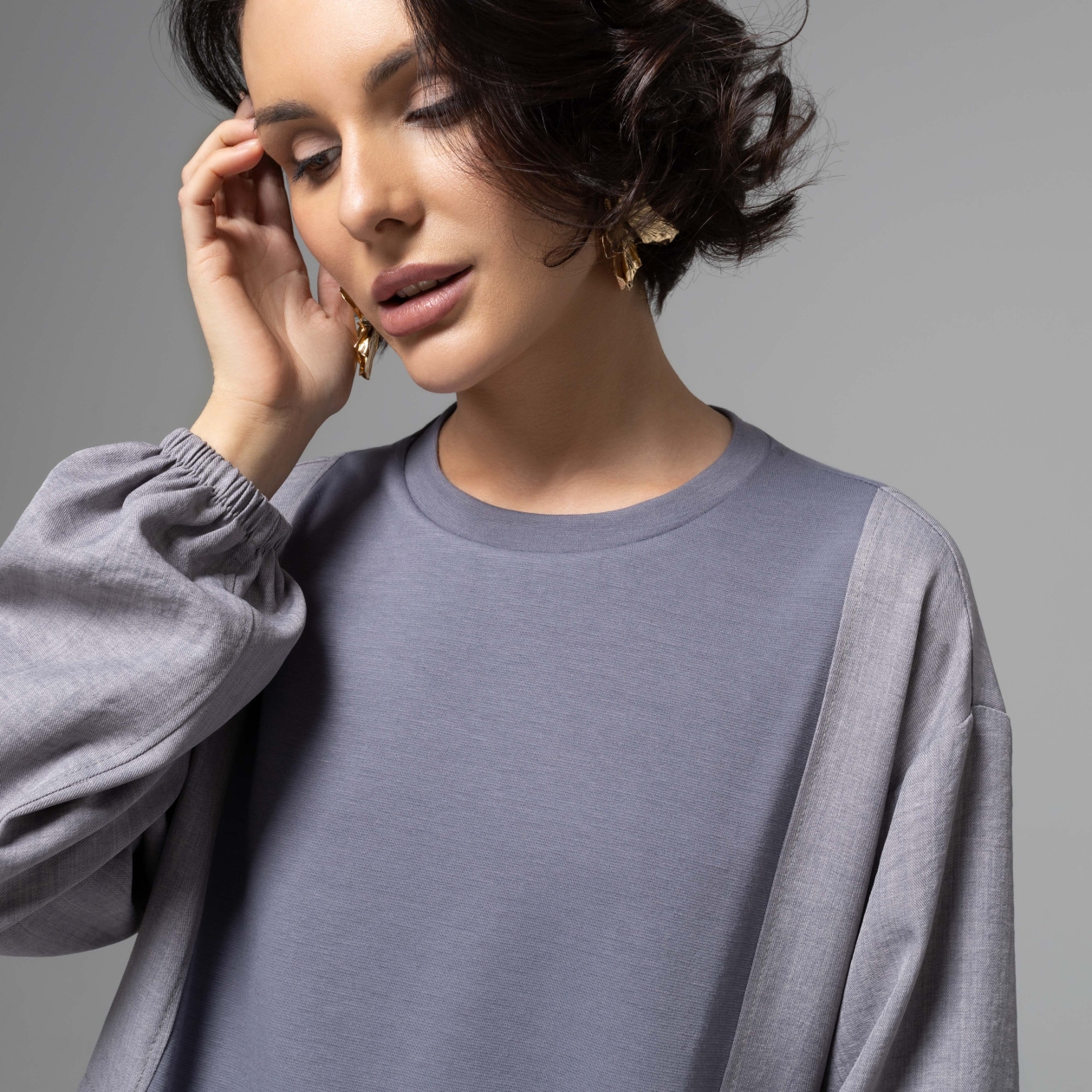 В котором удобно жить (серый). Состав: 65% п/э, 30% вискоза, 5% спандекс