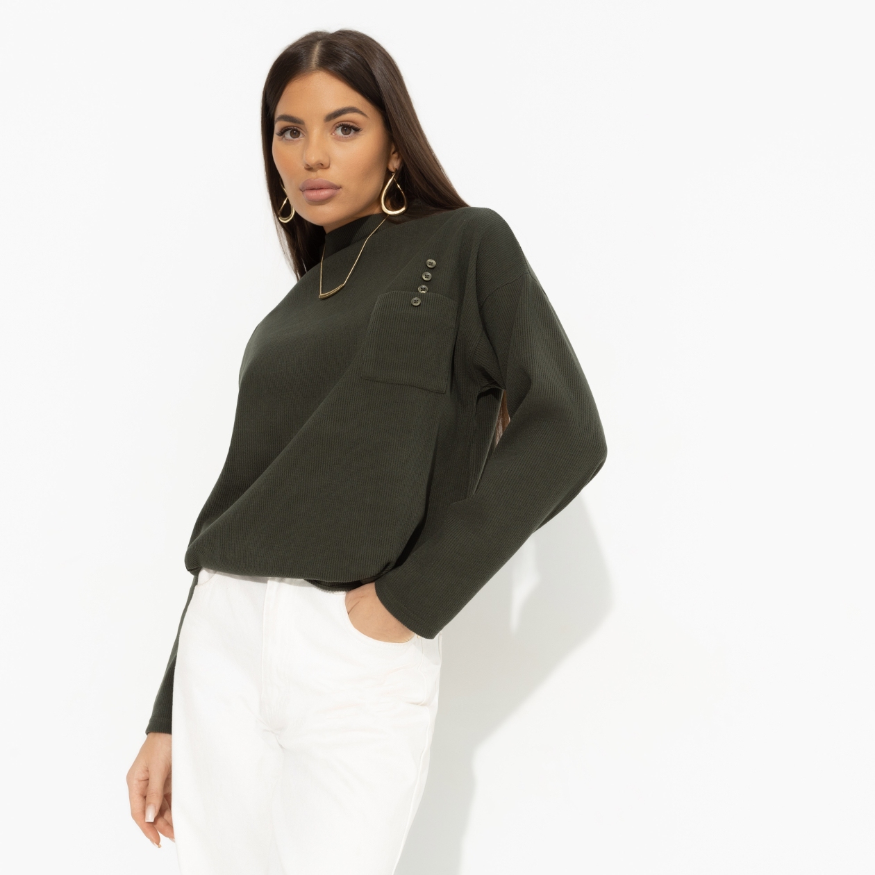 Долгожданное приглашение (green). Купить женский Джемпер оптом от производителя.