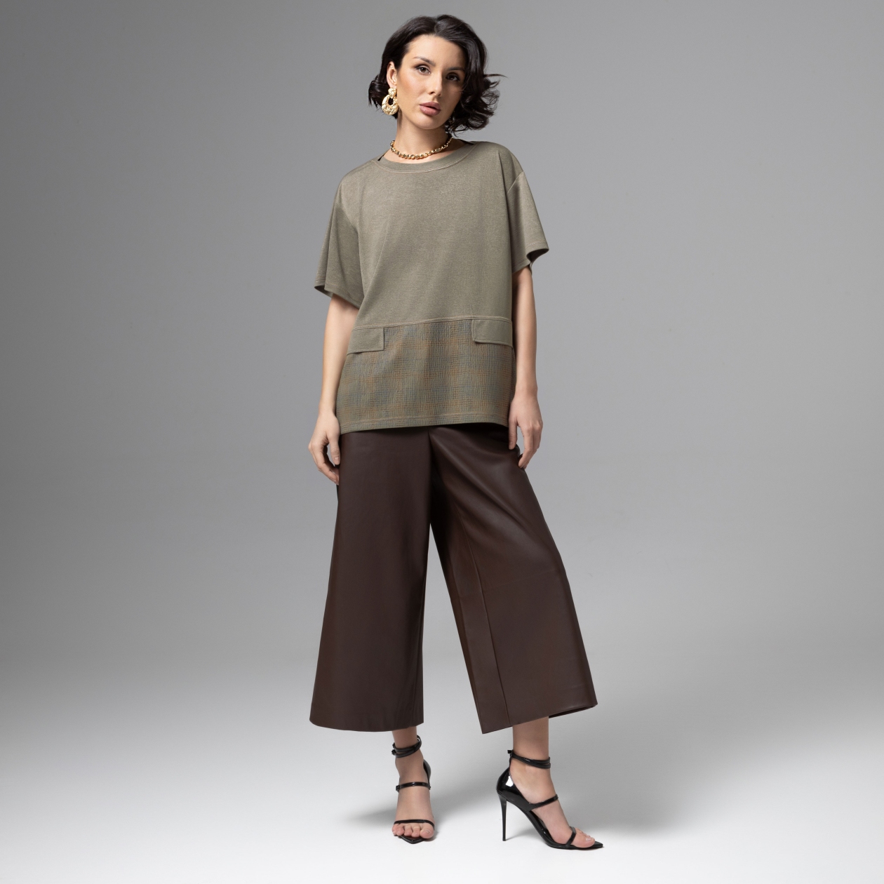 Футболка Стальной взгляд. Состав: 68% п/э, 30% вискоза, 2% спандекс