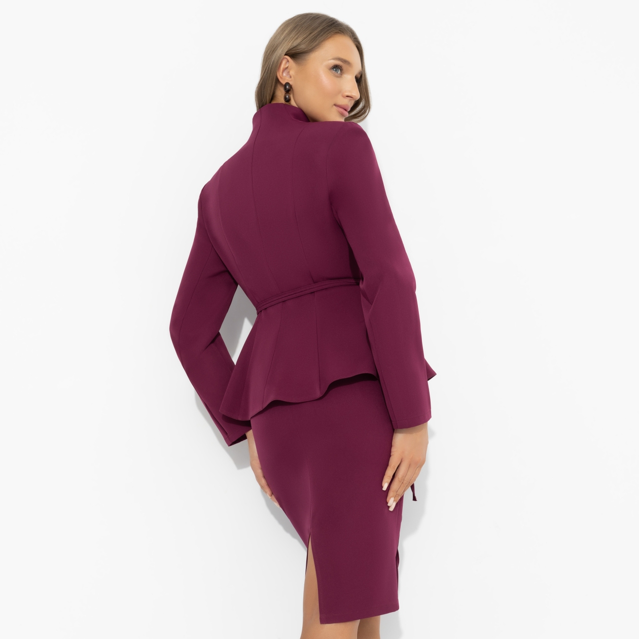 Двойка Цвет мечты (2 в 1, винный). Состав: 95% полиэстер, 5% эластан