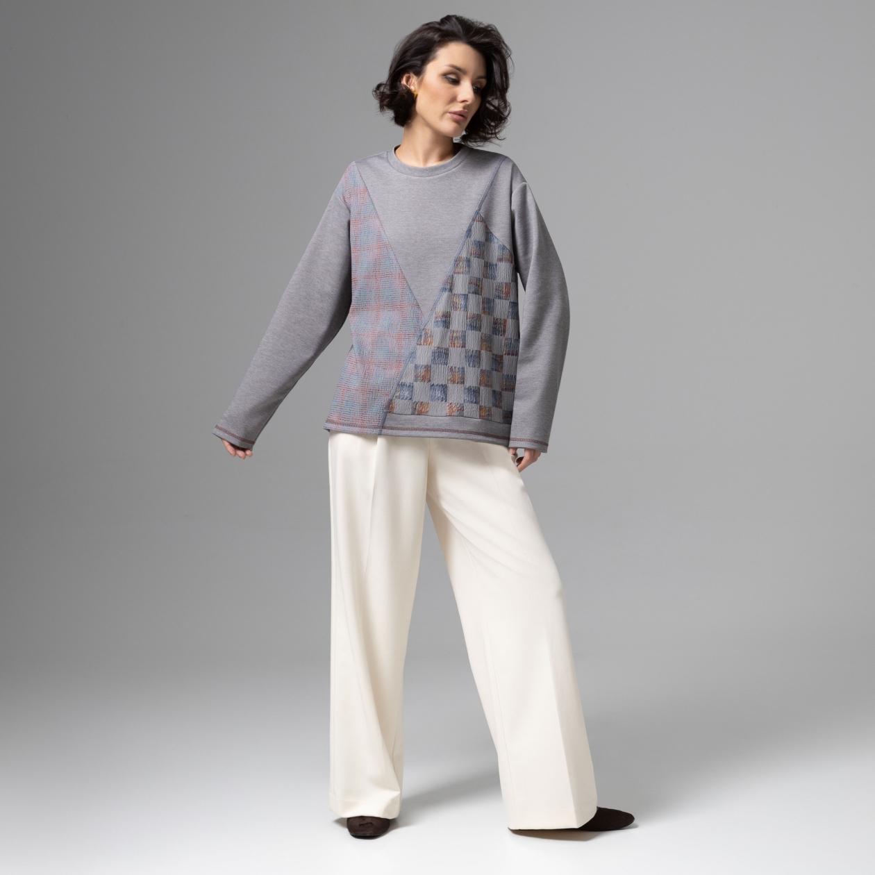 Лонгслив Стиль вне закона. Состав: 50% п/э, 35% вискоза, 12% нейлон, 3% спандекс