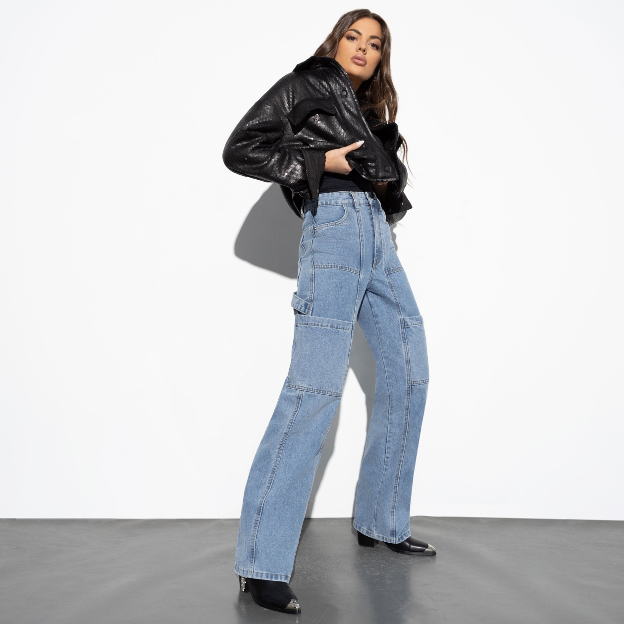 Ankona (middle blue). Состав: 100% хлопок