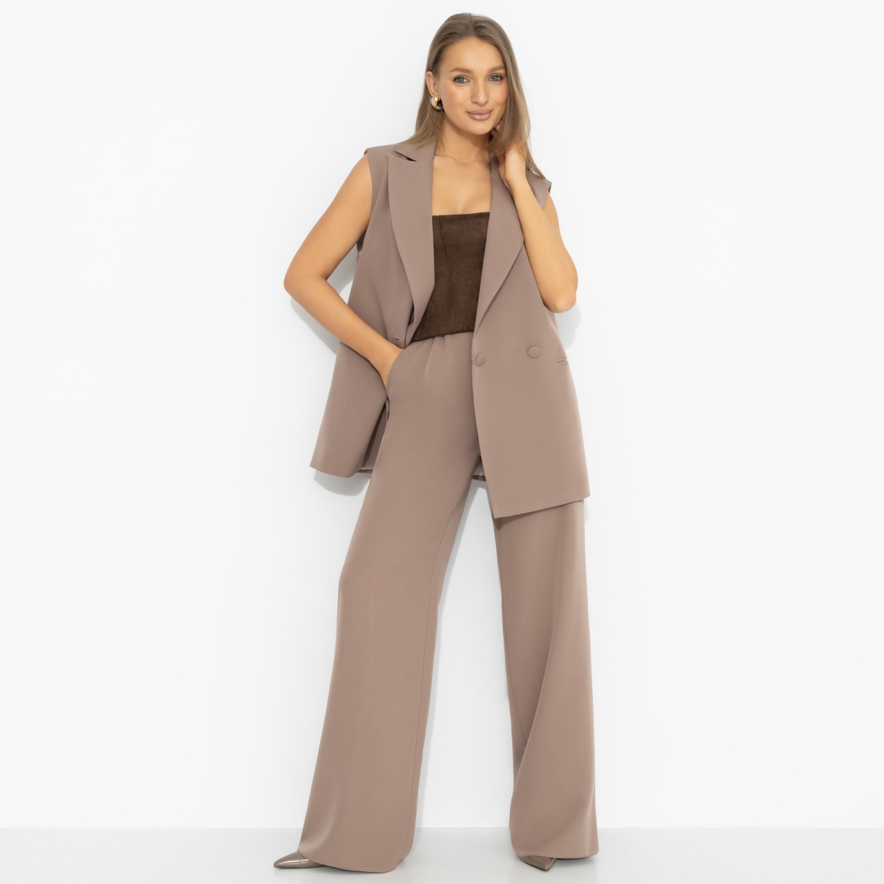 Брючный комплект Сценарий успеха (2 в 1). Состав: 95% полиэстер, 5% эластан