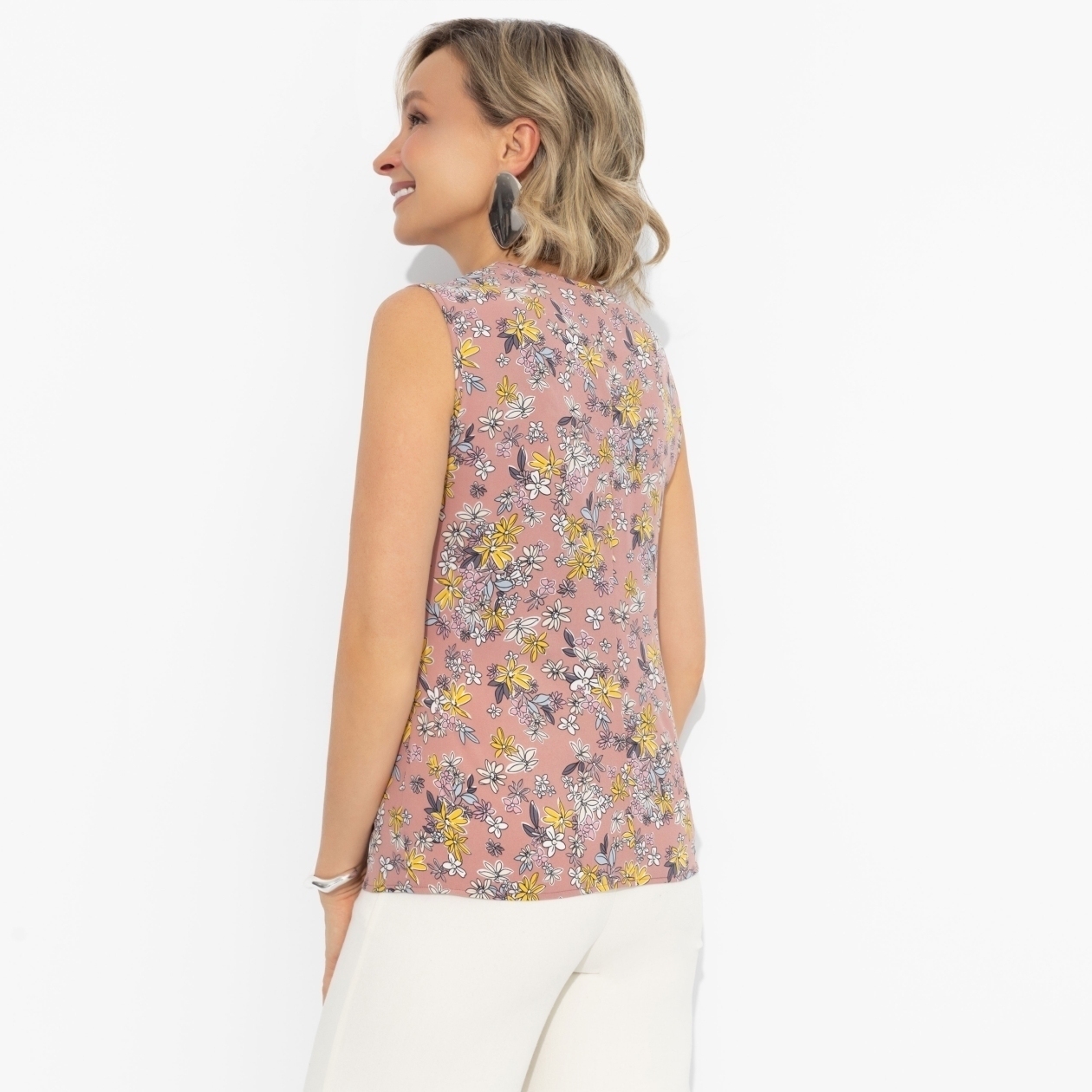 Блуза Легкое настроение (яркая). Состав: 95% п/э, 5% спандекс