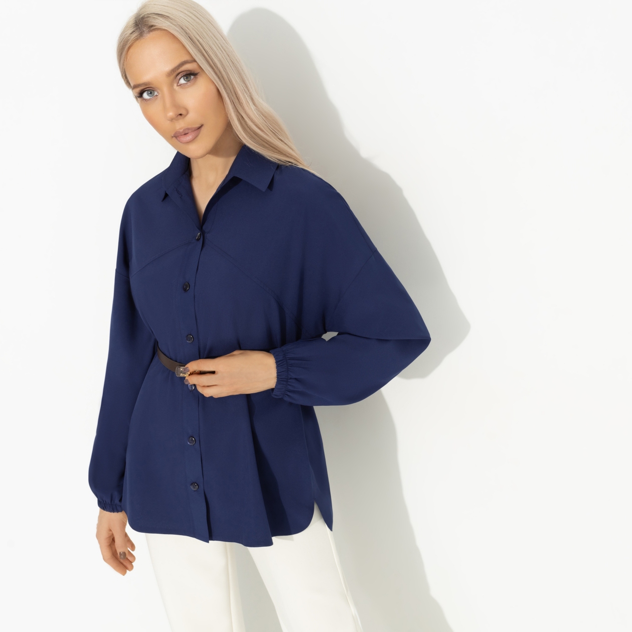 Блуза Когда мода – это ты (dark). Состав: 