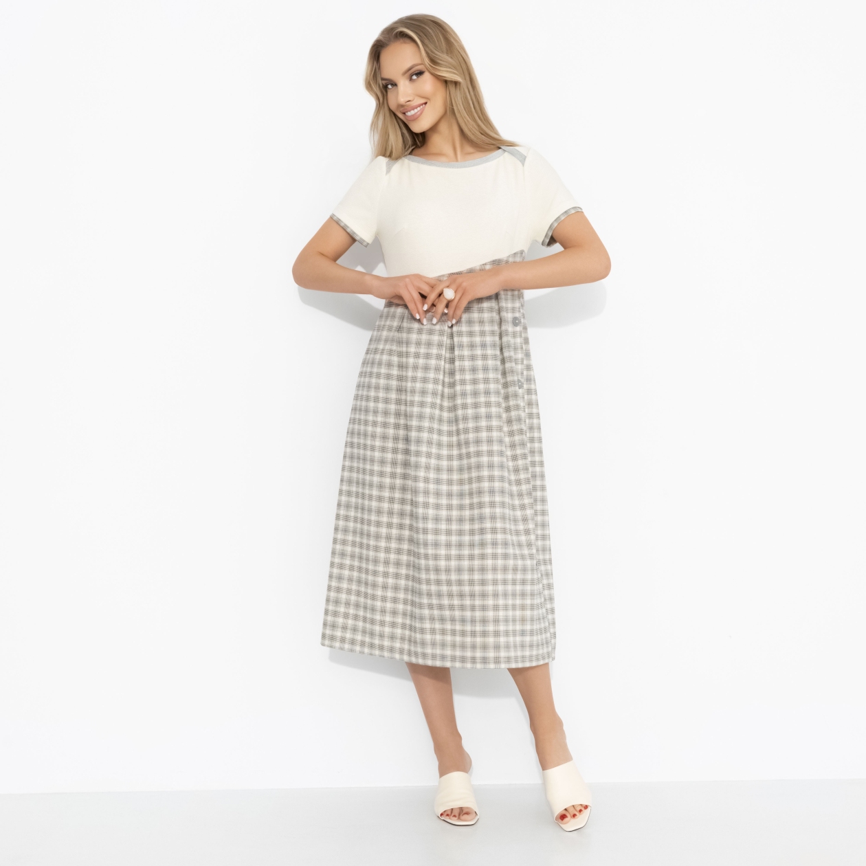 Платье Архитектура стиля. Состав: 65% п/э, 30% вискоза, 5% спандекс