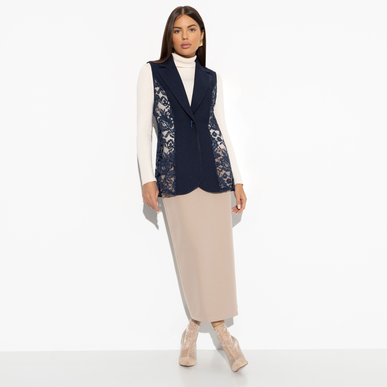 Модное исключение (new). Состав: 65% п/э, 20% вискоза, 10% хлопок, 5% спандекс