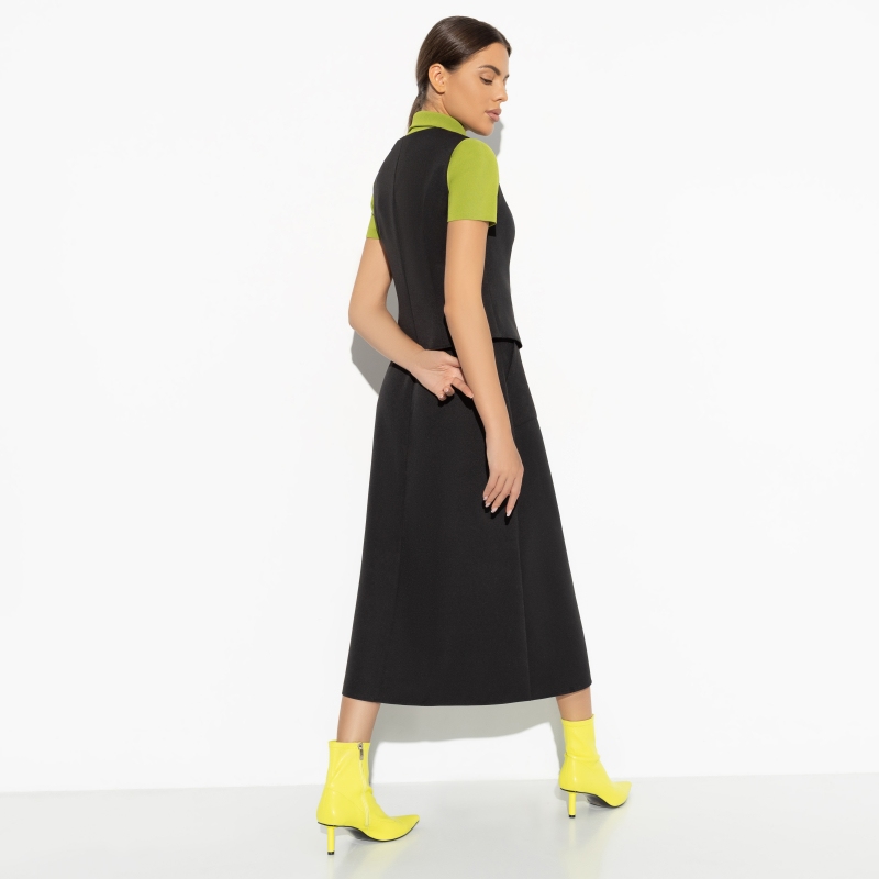 Костюм с юбкой Черная зависть (2 в 1). Состав: 60% полиэстер, 37% вискоза, 3% спандекс