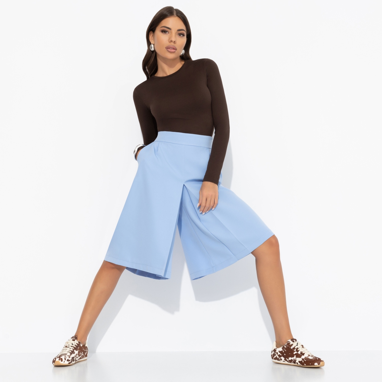 Девочкам это нравится (blue). Купить женский Юбка-шорты оптом от производителя.