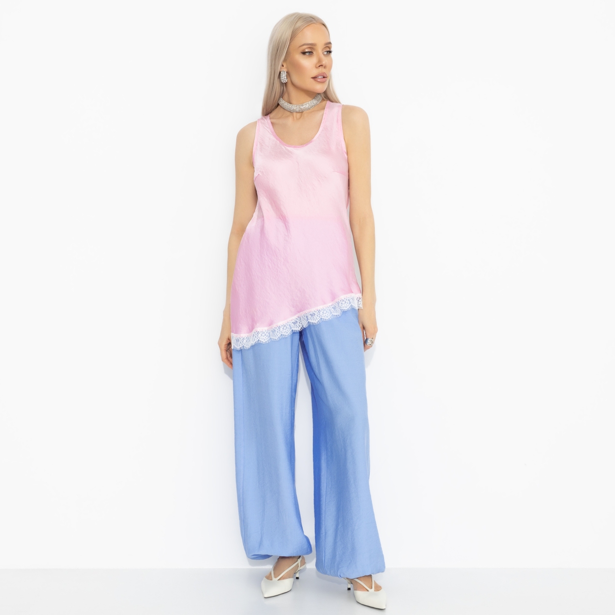 Следи за мной (розовый). Купить женский Топ оптом от производителя.