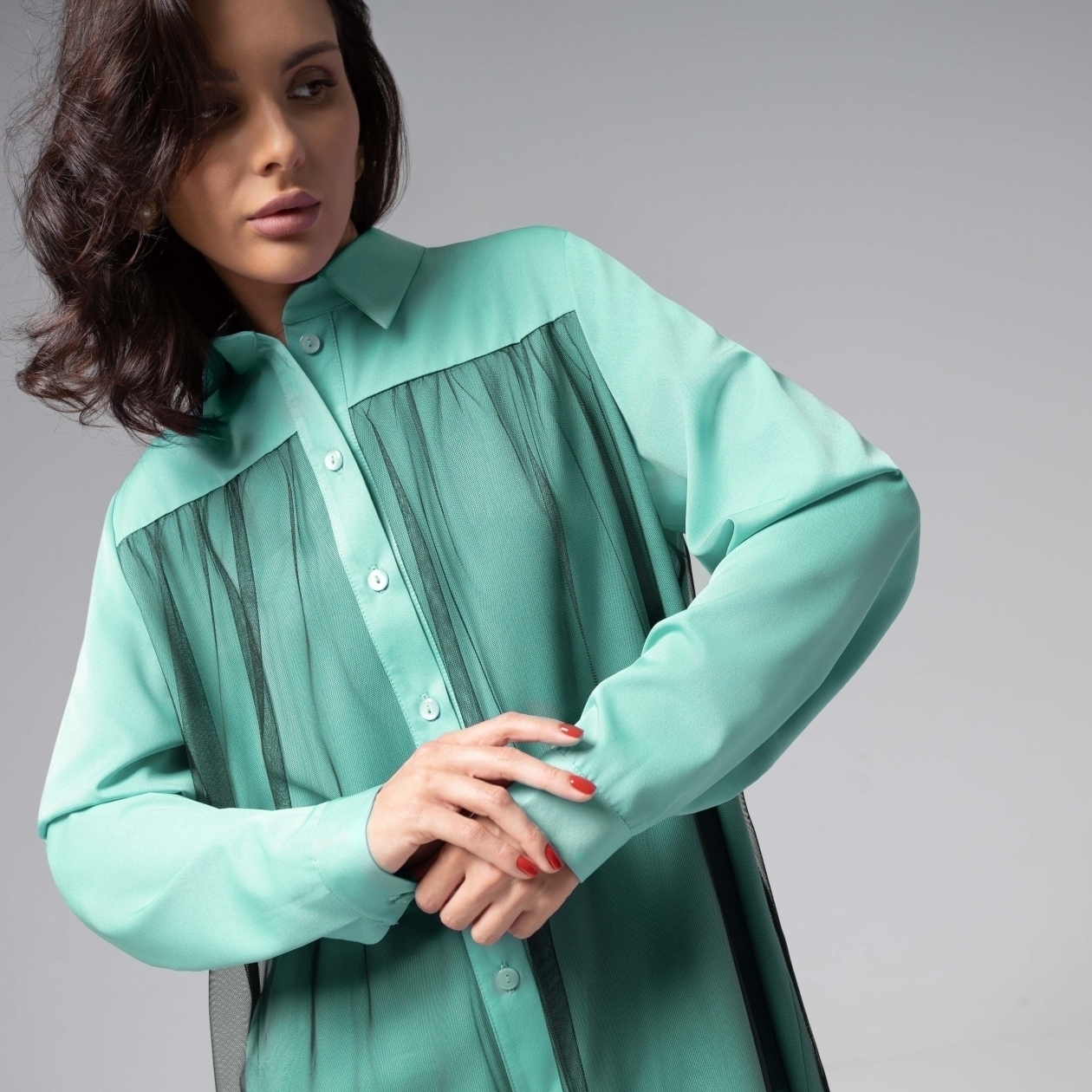 Срочно на обложку (бирюзовая). Состав: 95% вискоза, 5% эластан