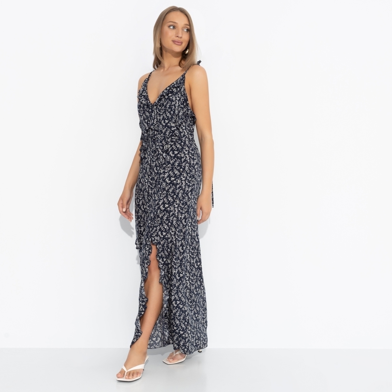 Платье Хорошо быть мной (синее). Состав: 100 % вискоза