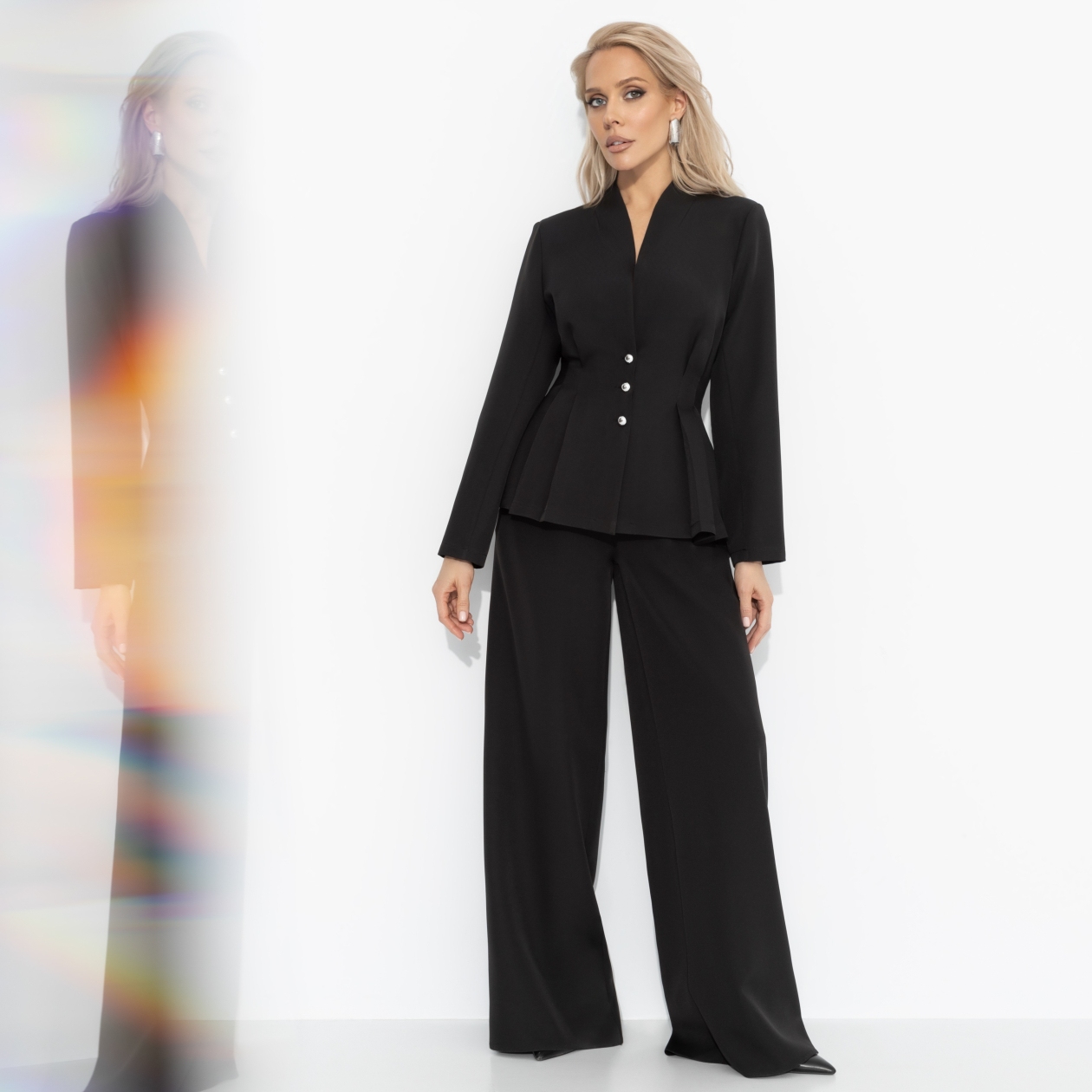 Брючный костюм Время знаков (2 в 1, светская львица). Состав: 95% п/э, 5% эластан