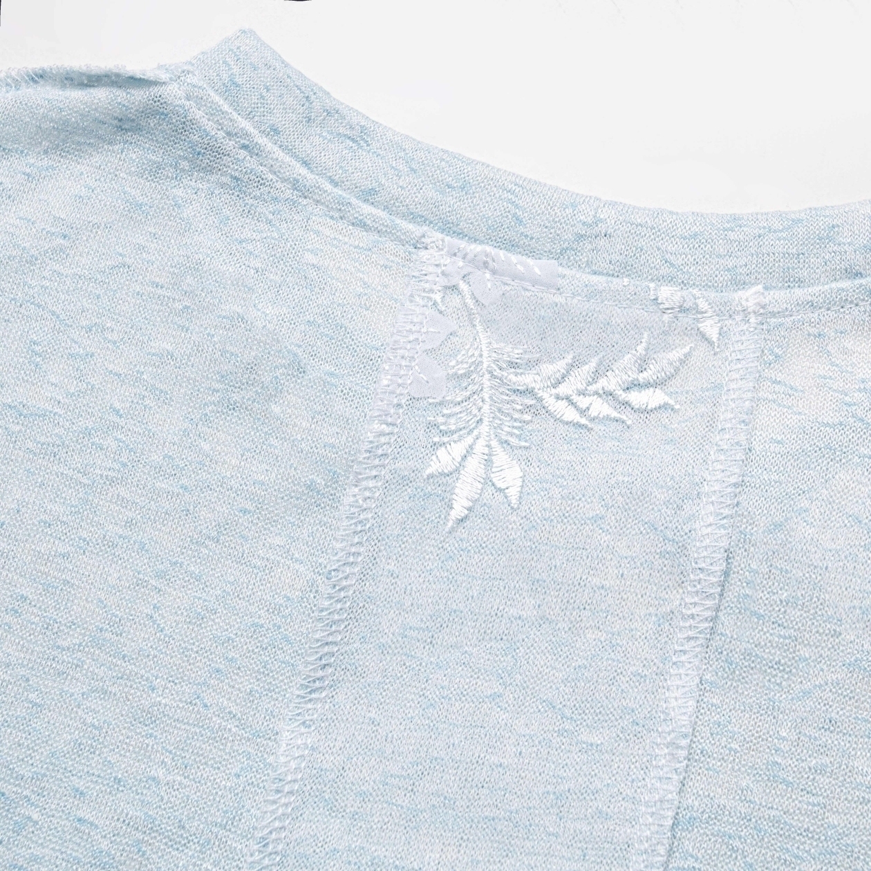 Футболка Буду тебе сниться (голубой меланж). Состав: 65% п/э, 30% вискоза, 5% спандекс