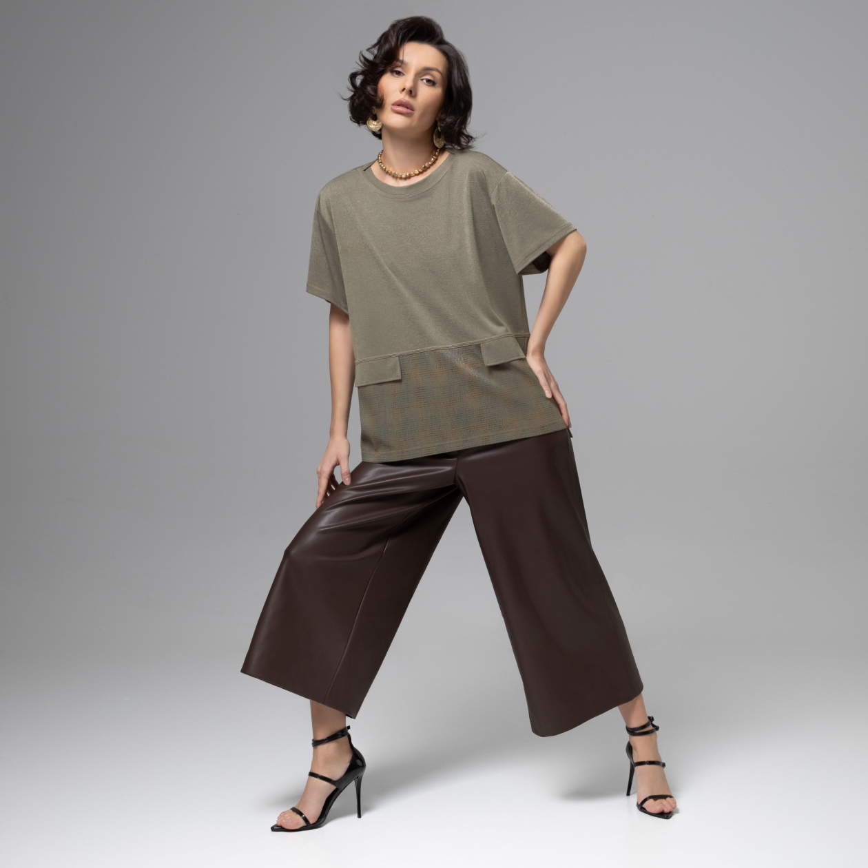 Футболка Стальной взгляд. Состав: 68% п/э, 30% вискоза, 2% спандекс