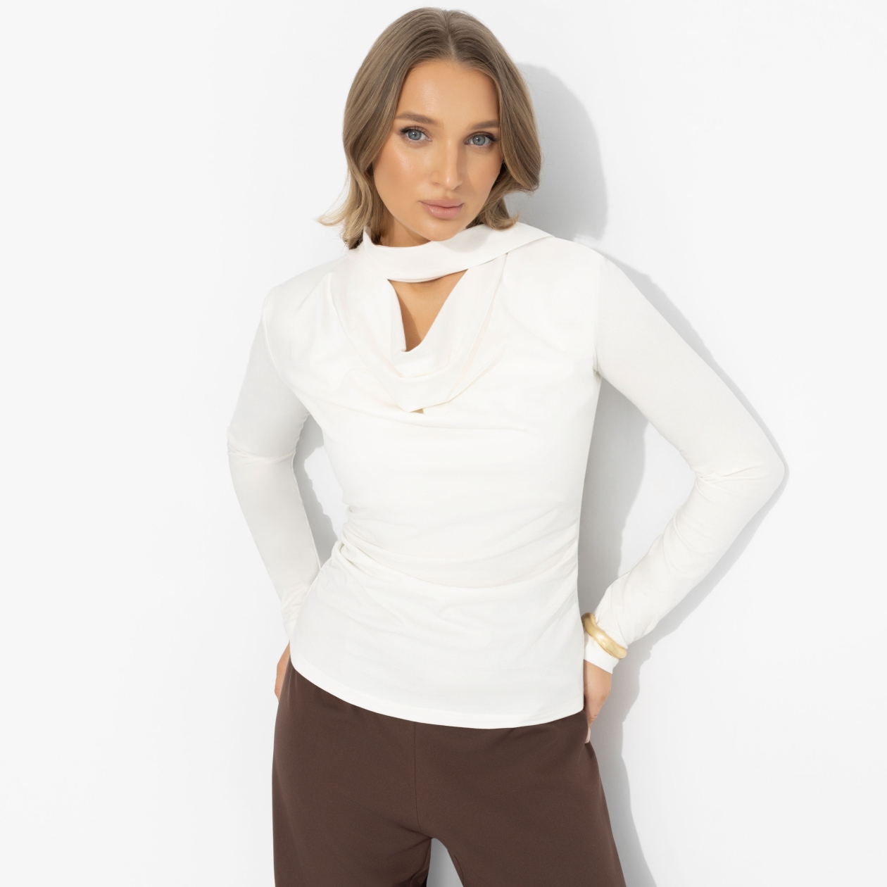 Лонгслив Гламур на максималках. Состав: 95% хлопок, 5% лайкра