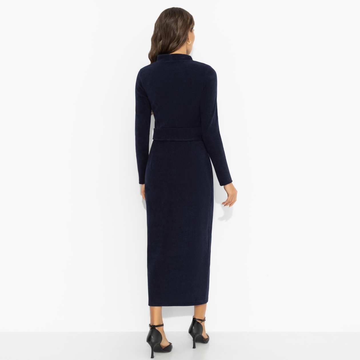 Платье Принимаю вызов (синее). Состав: 95% п/э, 5% спандекс