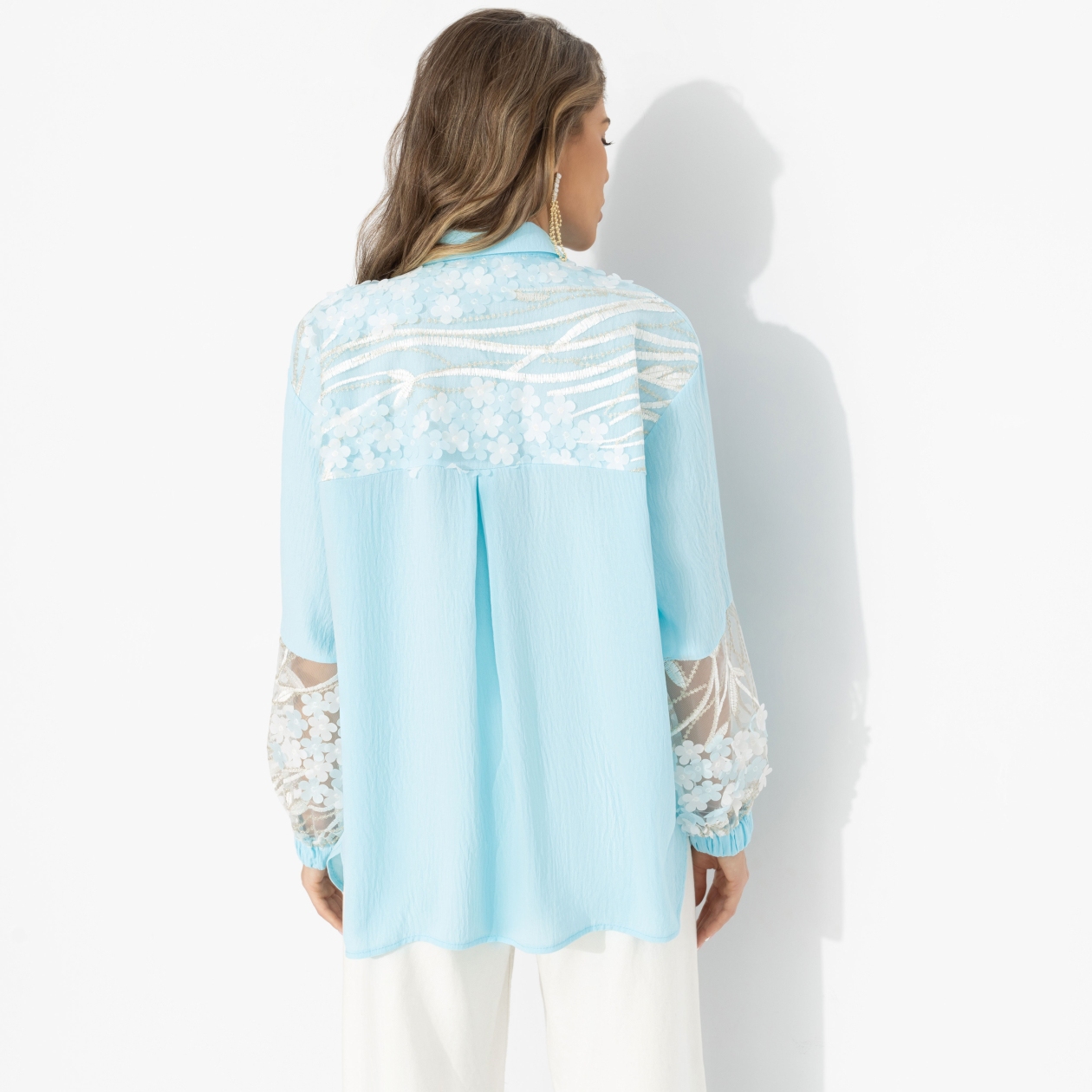 Смелое решение (бирюзовая). Состав: 68% п/э, 27% вискоза, 5% спандекс