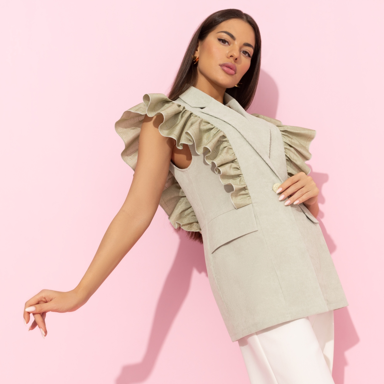 Это восторг (light green). Состав: 50% хлопок, 50% полиэстер