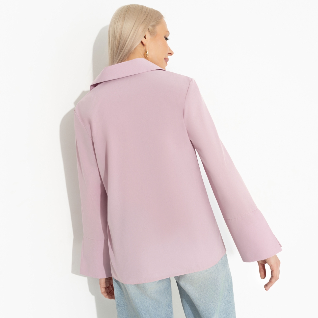 Блуза Амбассадор стиля (pink). Состав: 95% полиэстер, 5% эластан