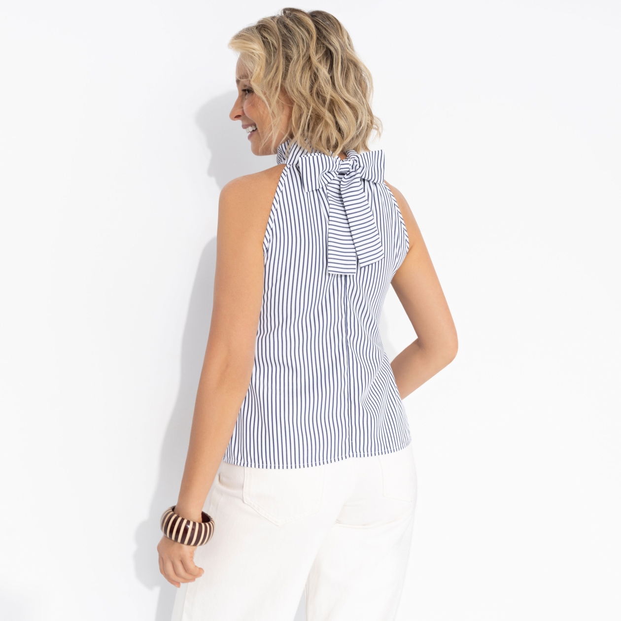 Следуй по ссылке (полоска). Купить женский Топ оптом от производителя.