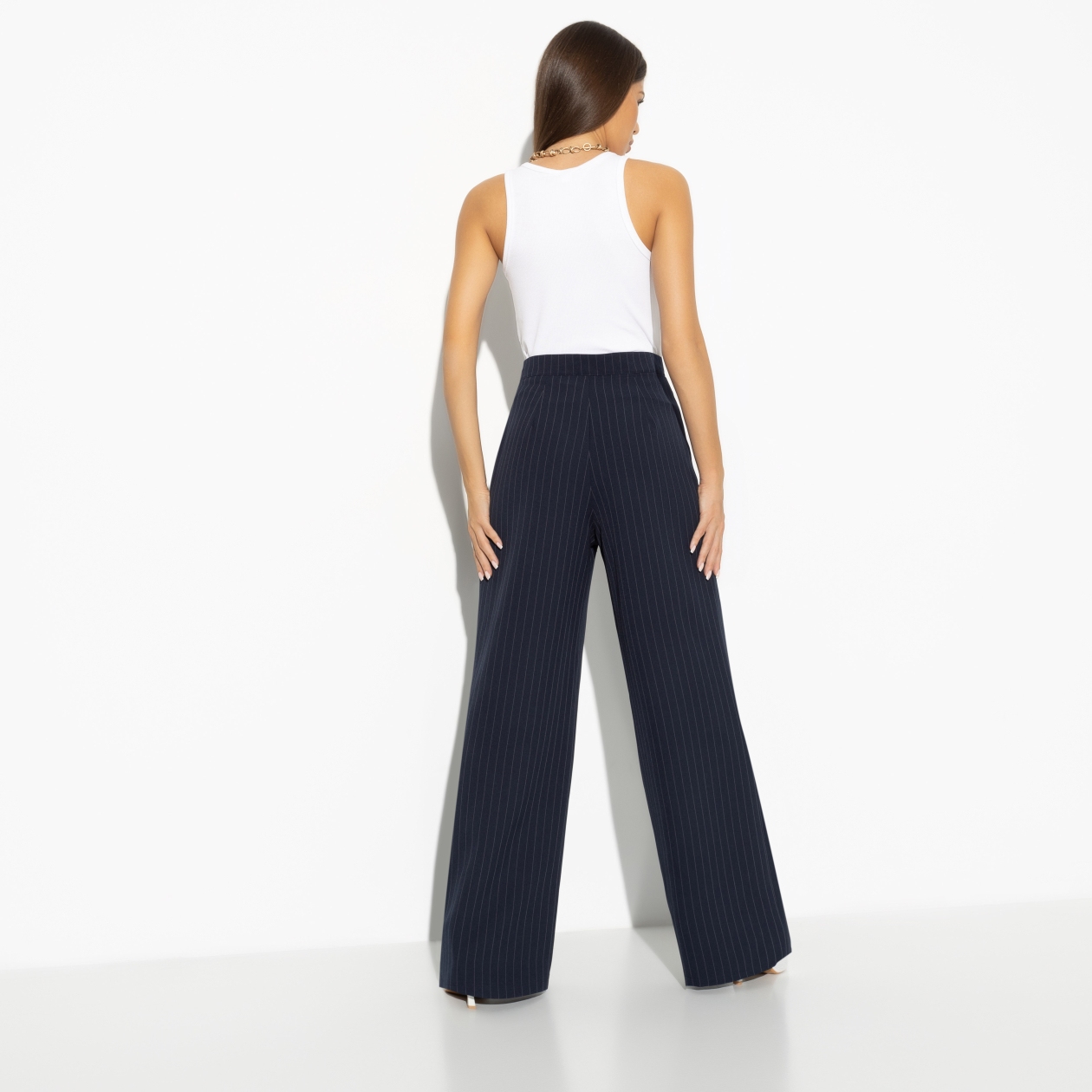 Брюки Почувствуй удачу (оригинальная). Состав: 60% полиэстер, 37% вискоза, 3% спандекс