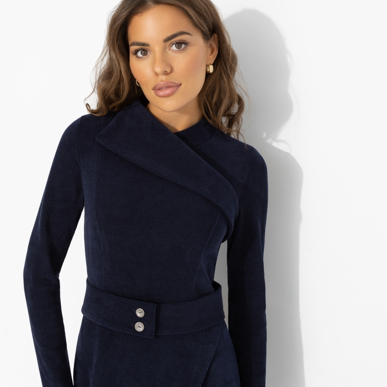 Платье Принимаю вызов (синее). Состав: 95% п/э, 5% спандекс