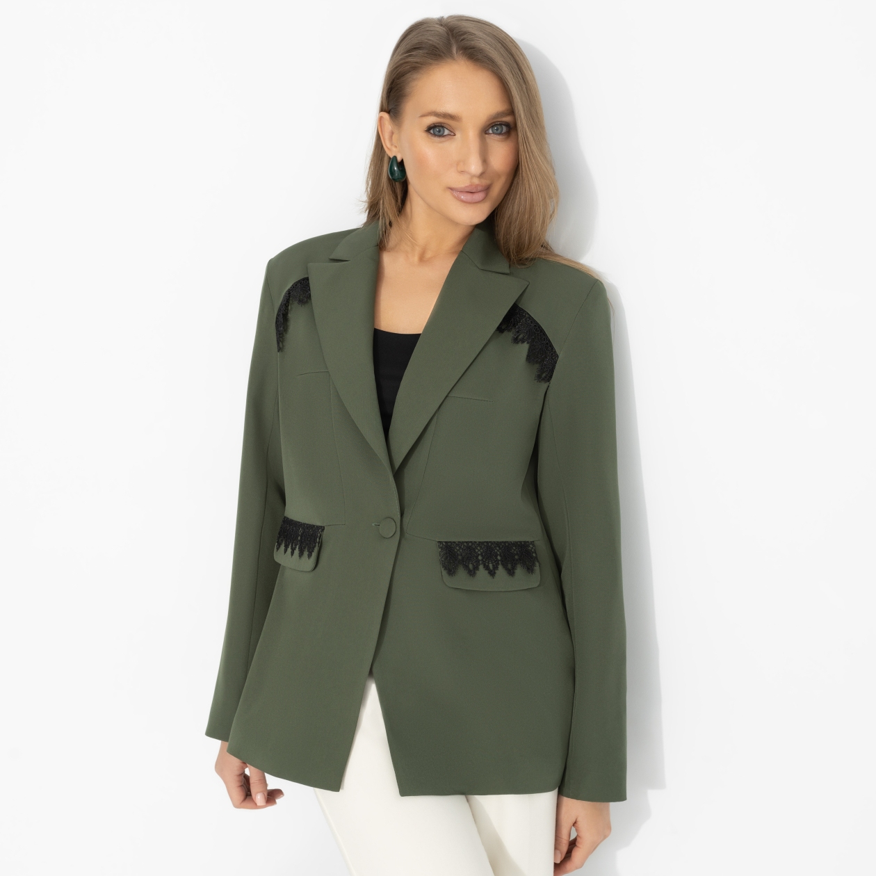 Жакет Включи уверенность. Состав: 95% полиэстер, 5% эластан