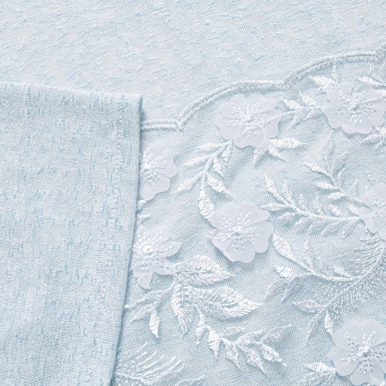 Футболка Буду тебе сниться (голубой меланж). Состав: 65% п/э, 30% вискоза, 5% спандекс