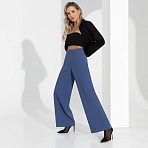 Брюки Быть собой. Состав: 80% п/э, 15% лен, 5% спандекс