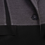 Жакет Решительный ход. Состав: 65% п/э, 30% вискоза, 5% спандекс