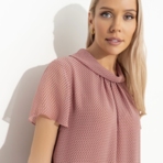 Платье Мечтательная (розовый). Состав: 100% полиэстер