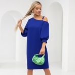 Платье Тайна шикарной красотки (электрик). Состав: 95% п/э, 5% эластан