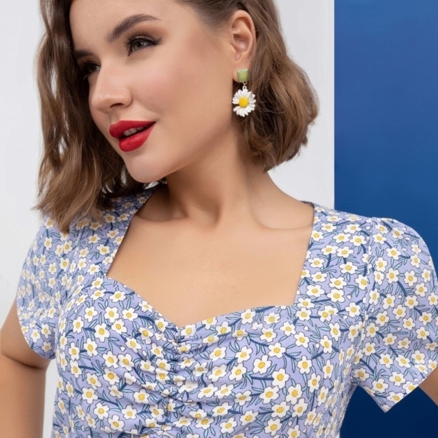 Платье Легендарная модель (летние ноты) 