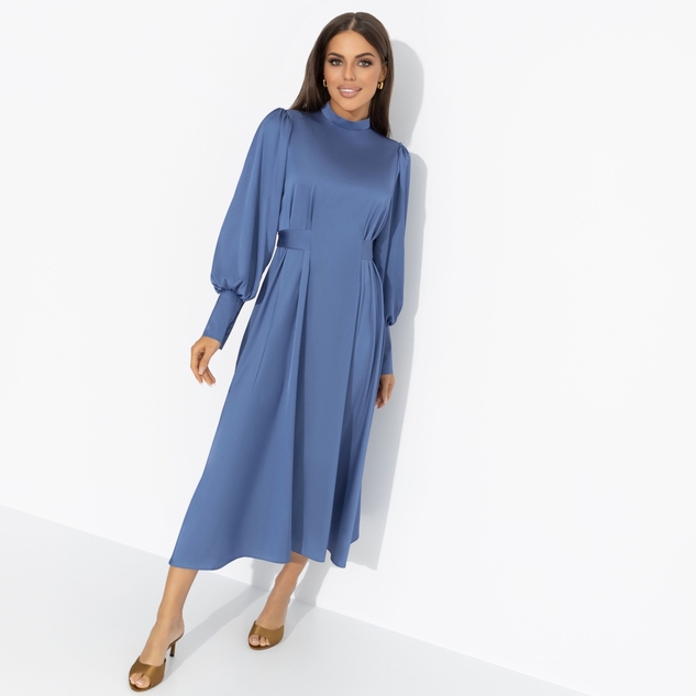 Платье Притяжение элегантности (синий бриз)