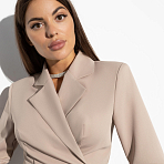 Жакет Стильная сенсация (beige). Состав: 95% п/э, 5% эластан