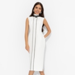 Платье-футляр Поцелуй удачи (queen, с манжетами). Состав: 95% п/э, 5% эластан