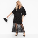 Костюм с юбкой Очарование момента (элегант, 2 в 1, с поясом). Состав: 95% полиэстер, 5% эластан