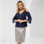 Блуза Безграничное наслаждение. Состав: 95% п/э, 5% эластан