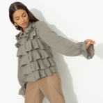 Блуза Гипнотический стиль. Состав: 95% полиэстер, 5% эластан