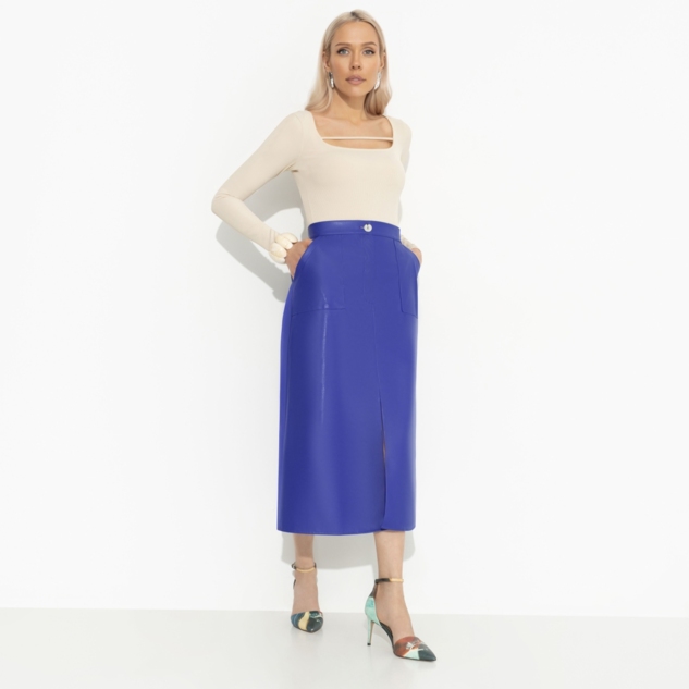 Юбка Откровенно шикарная (синий) 